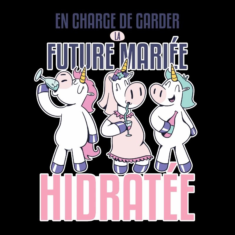 En charge de garder la future mariée hydratée,