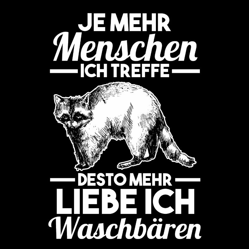 Waschbären Zootier Waschbär