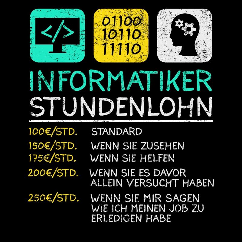 Informatiker Stundenlohn