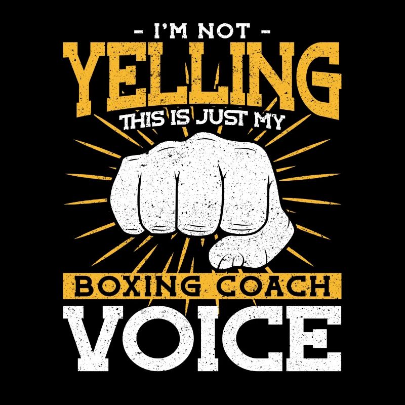 Dans le pas crier mon entraîneur de boxe voice boxtrainer