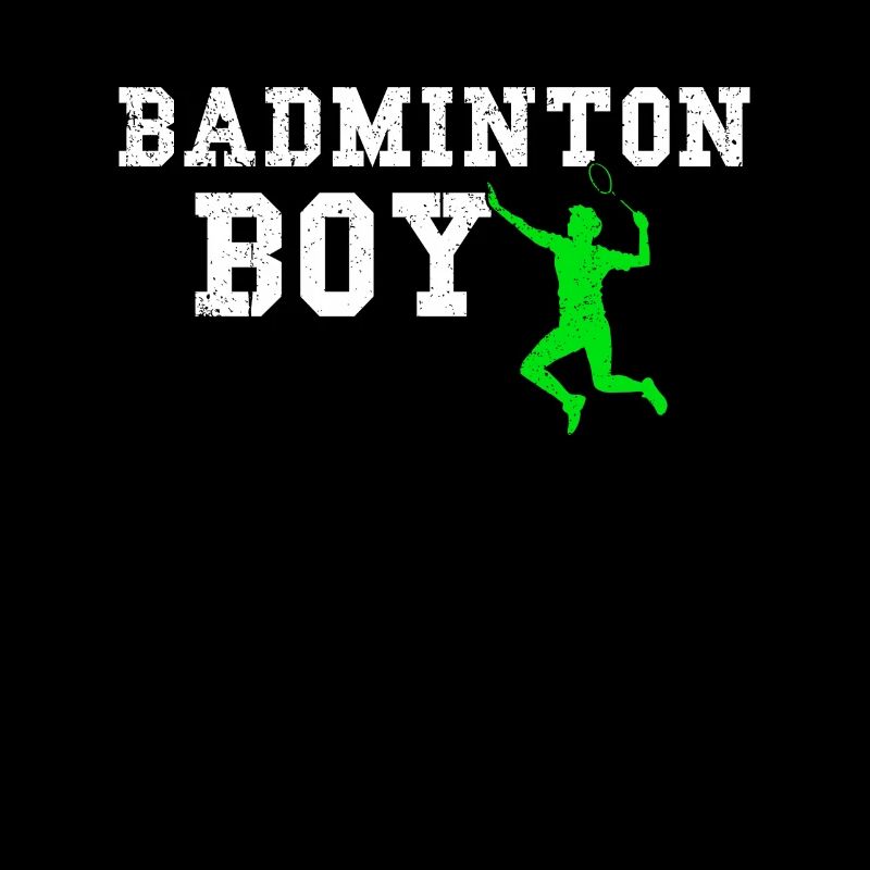 garçon de badminton