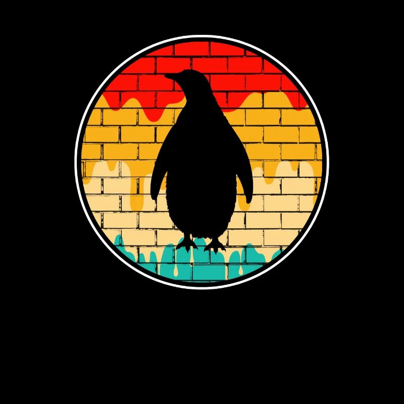 Retro Pinguin