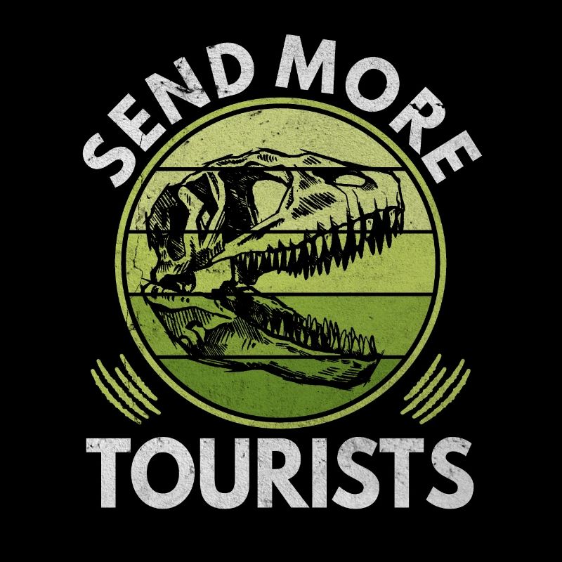Send More Tourists Vintage Dinosaurier Wanderteam