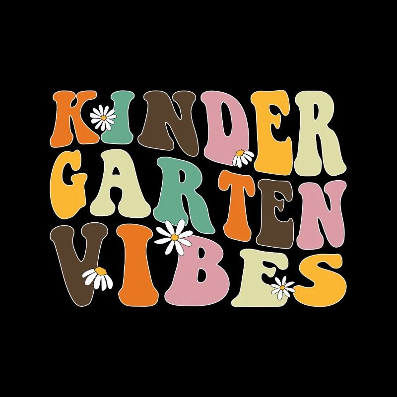 Groovy Hello Kindergarten Vibes Professeur rétro