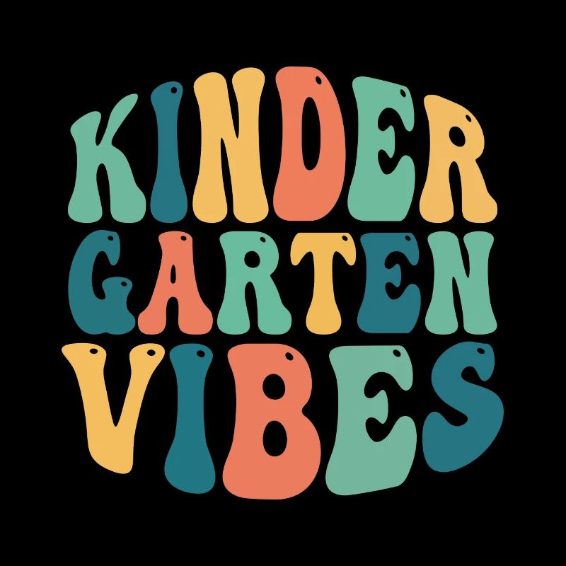 Groovy Hello Kindergarten Vibes Professeur rétro