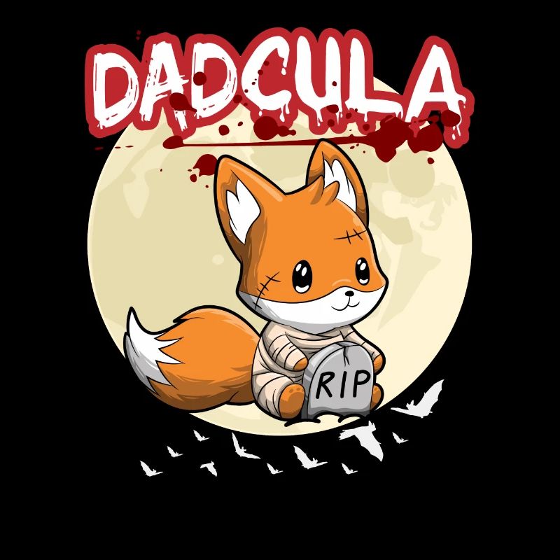 Dadcula Dracula Vampire Dad Funny Halloween Party