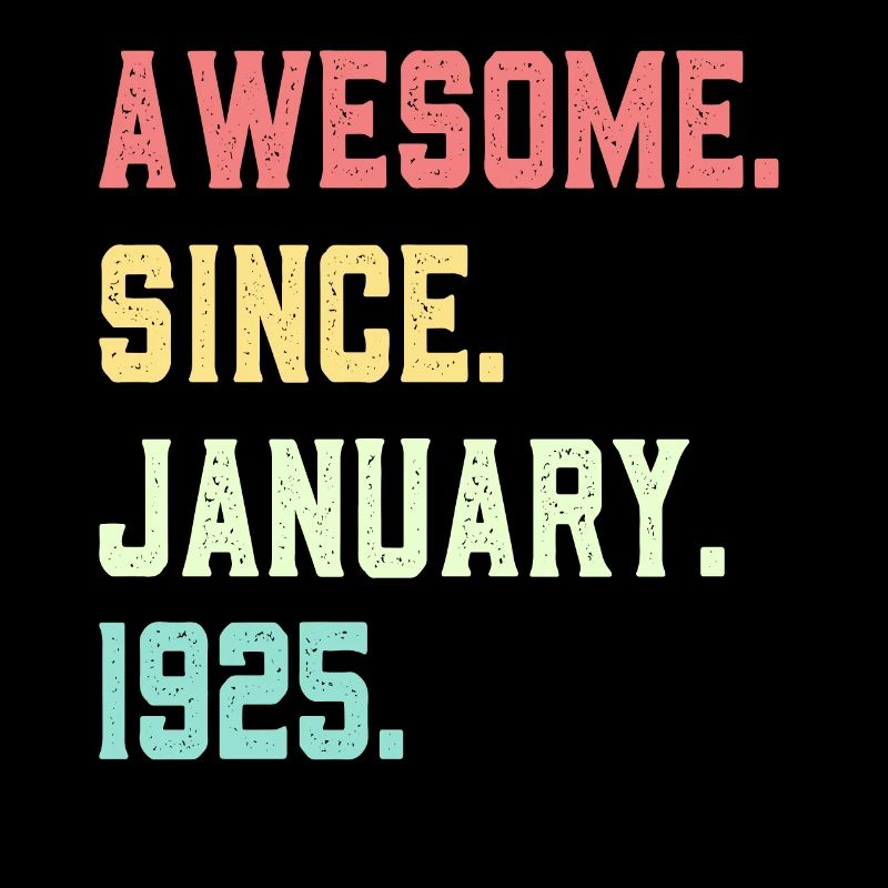 Großartig seit Januar 1925