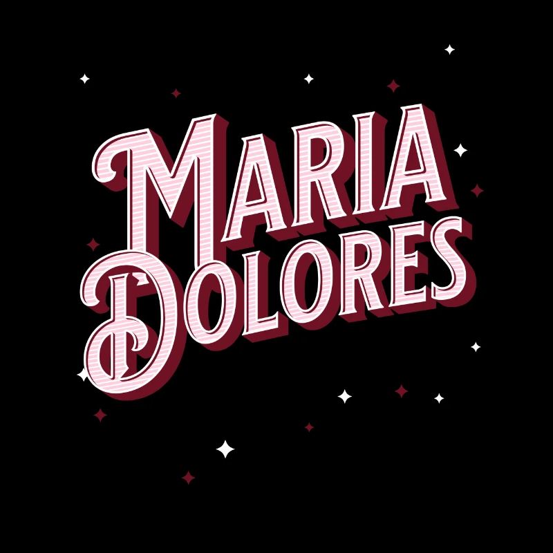 Maria Dolore's name personalized