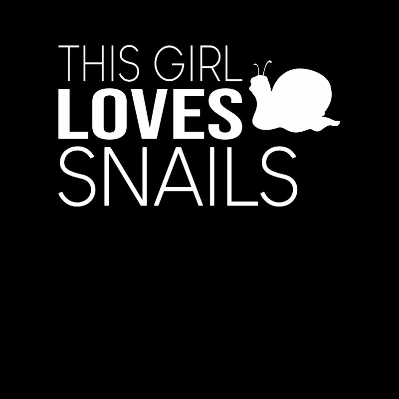 Mädchen Schnecke Spruch