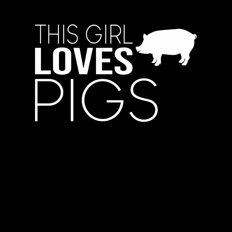 Mädchen Schwein Spruch