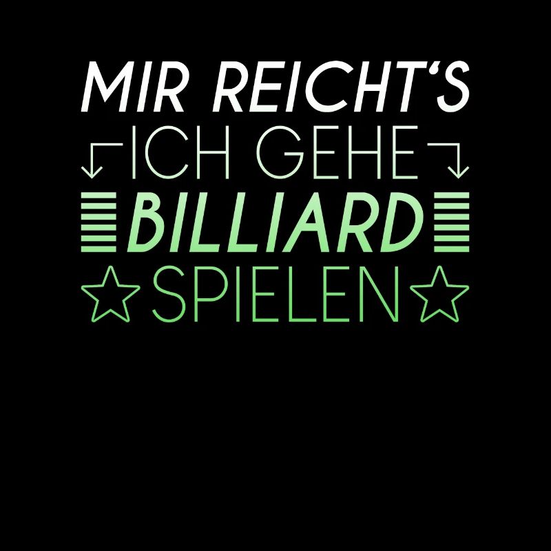 Billiard Spruch