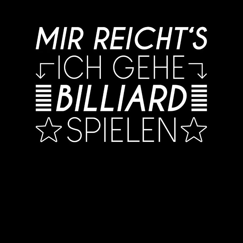 Billiard Spruch