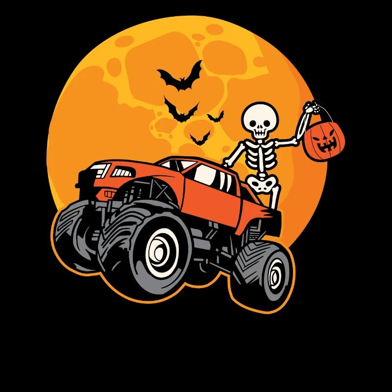 Halloween Skelett Fledermäuse