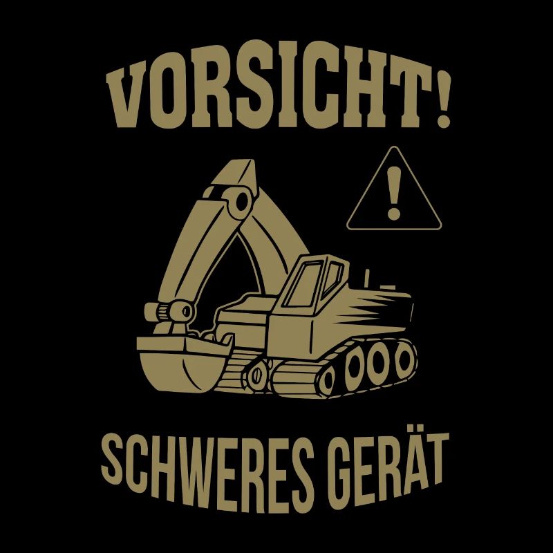 Bagger Baggerfahrer Baugeräteführer Schweres Gerät