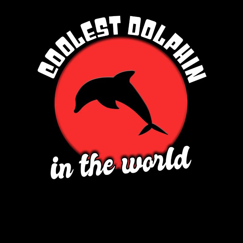 Cooler Delfin Spruch