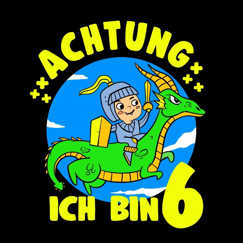 6. Geburtstag Junge Ritter Geburtstagsmotiv Idee