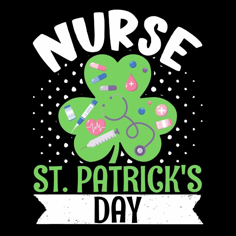 Infirmière St. Patrick’s Day St. Patrick’s Stthoscope Klee