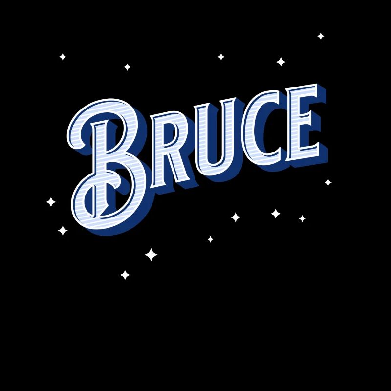 Bruce name personalized