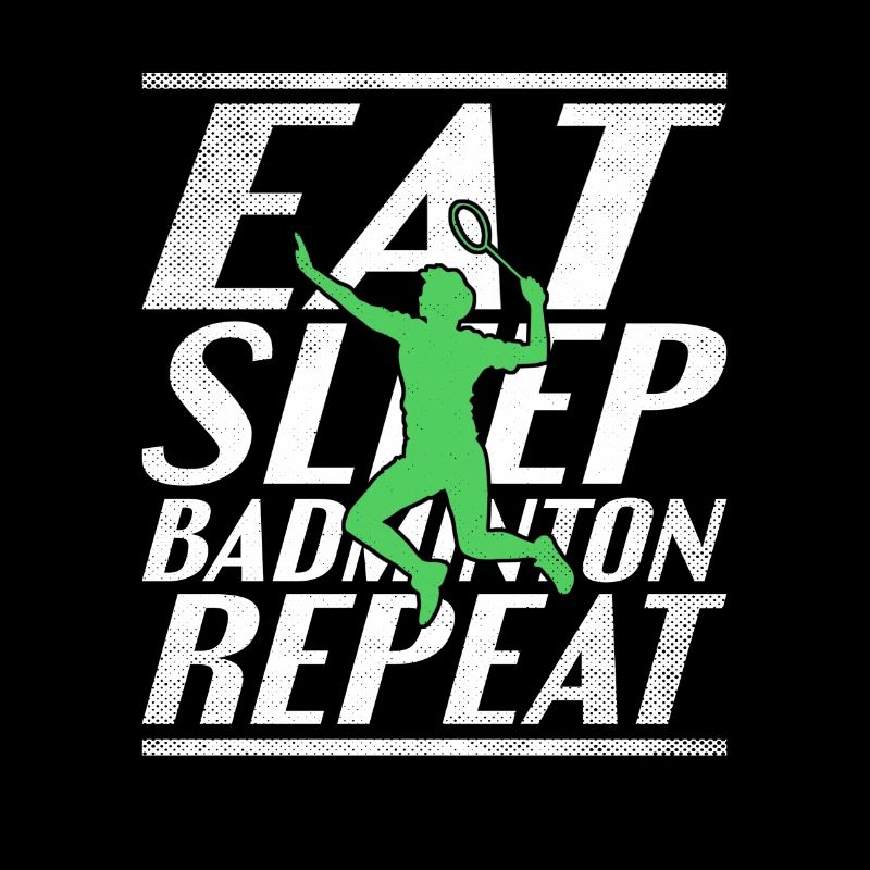 Manger du badminton endormi