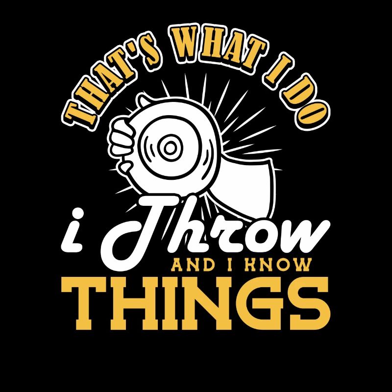 Discus I do I throw and I know things Discus thrower