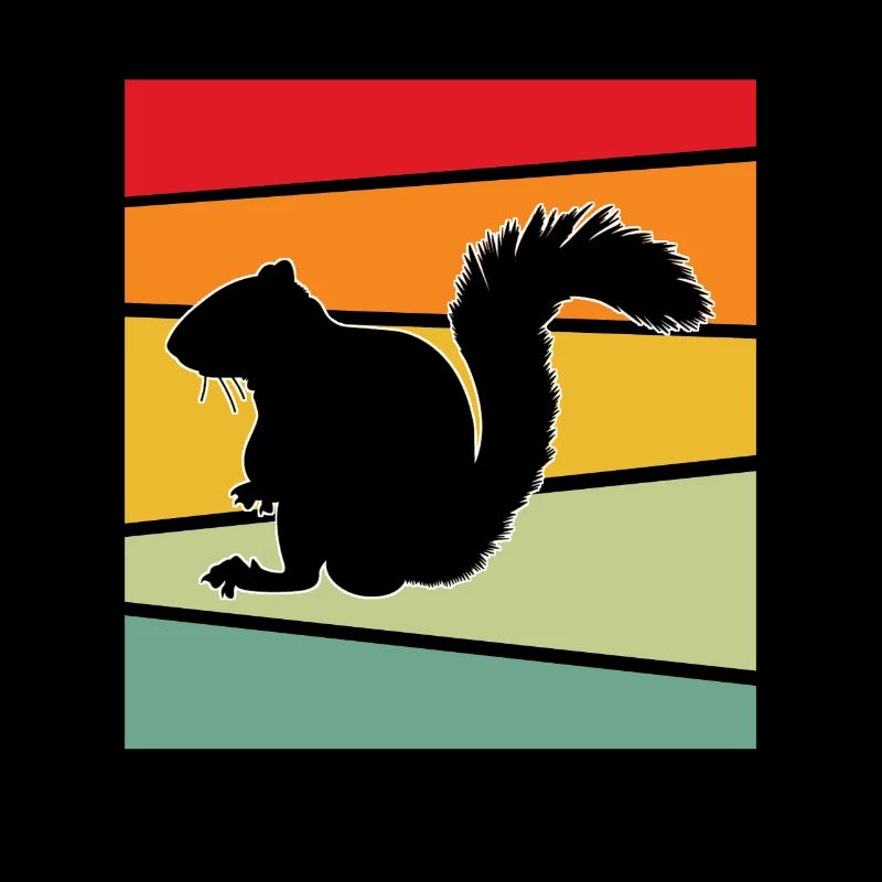 Eichhörnchen retro