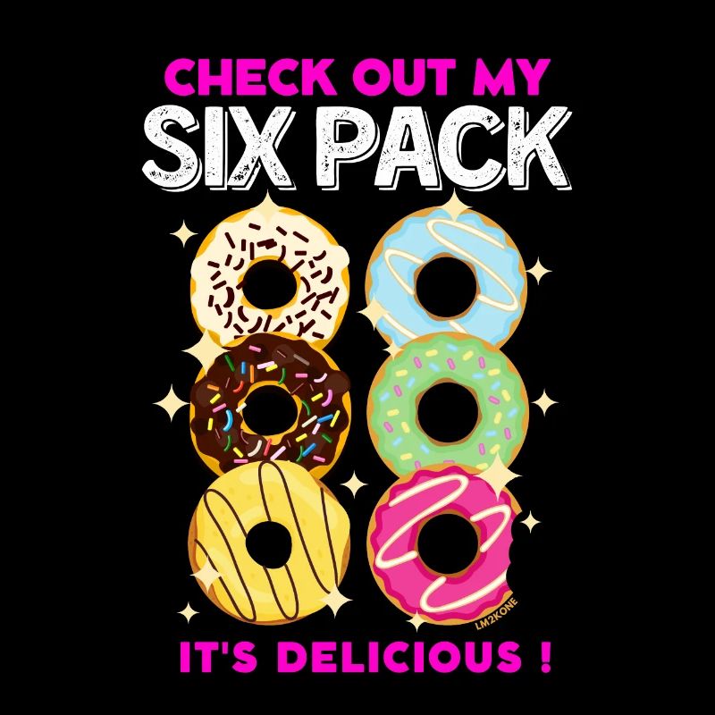Regarde mon pack de six ! - Donuts
