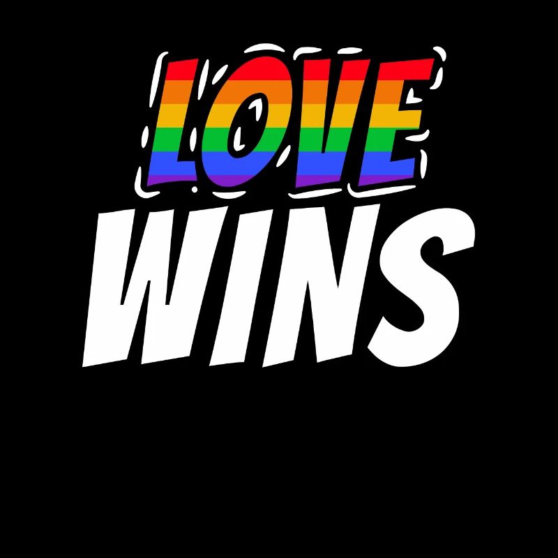 Stolz LGBTQ. Die Liebe siegt