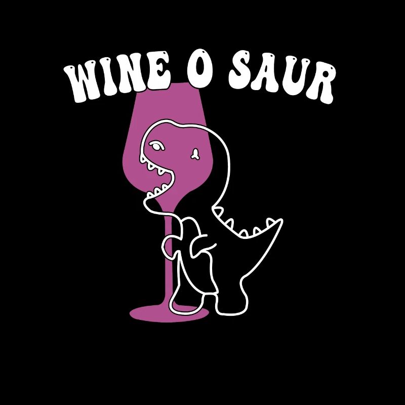 Drôle de dinosaure du vin