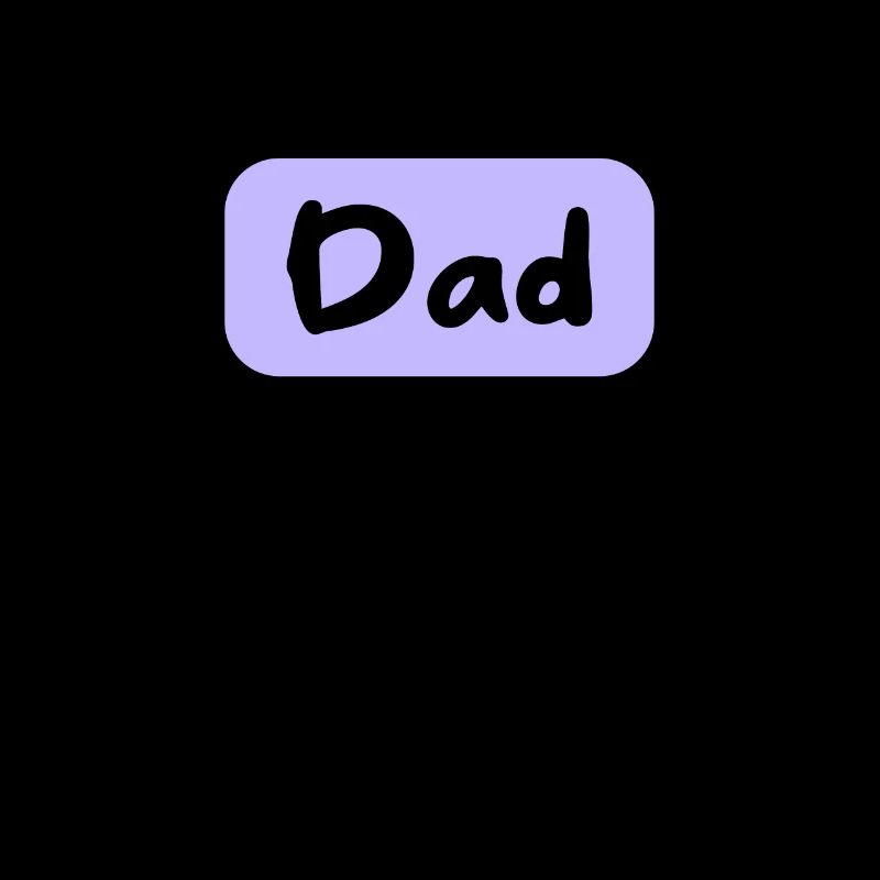 Bouclier de lettrage de papa