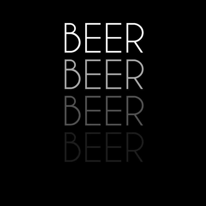 Lettrage de bière