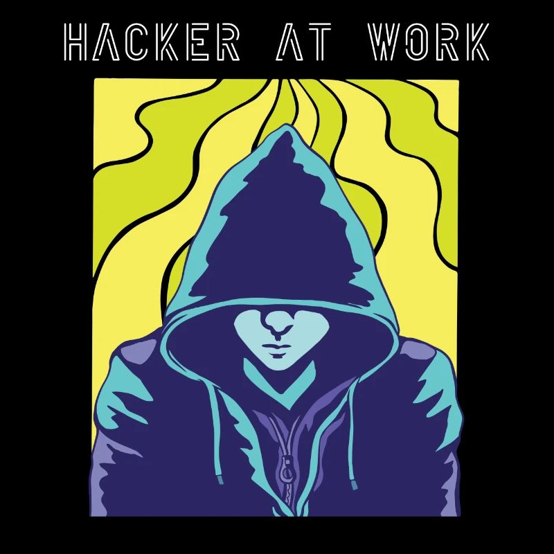 Hacker at work
