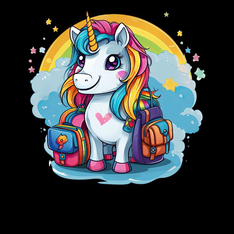 Einhorn Schulkind Einschulung Mädchen Geschenk