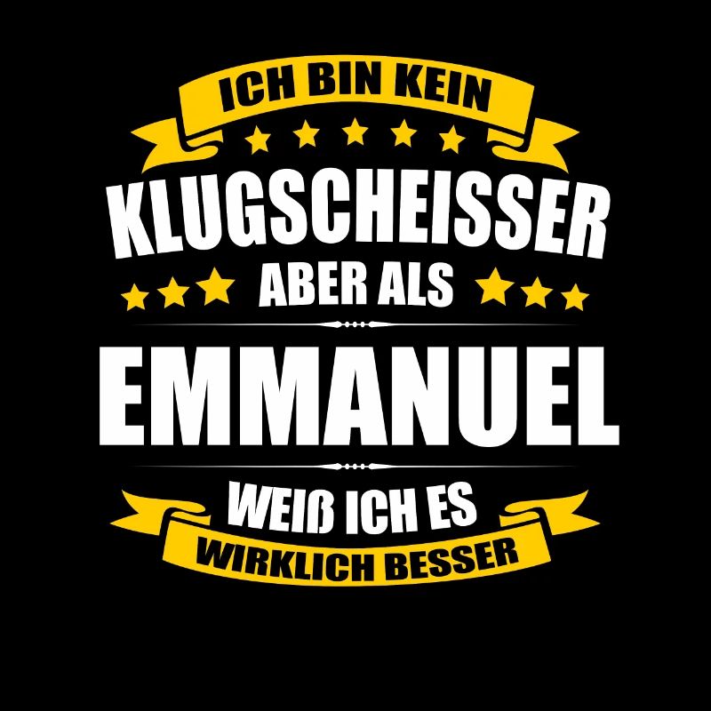 Name Emmanuel Vorname Klugscheisser Namenstag