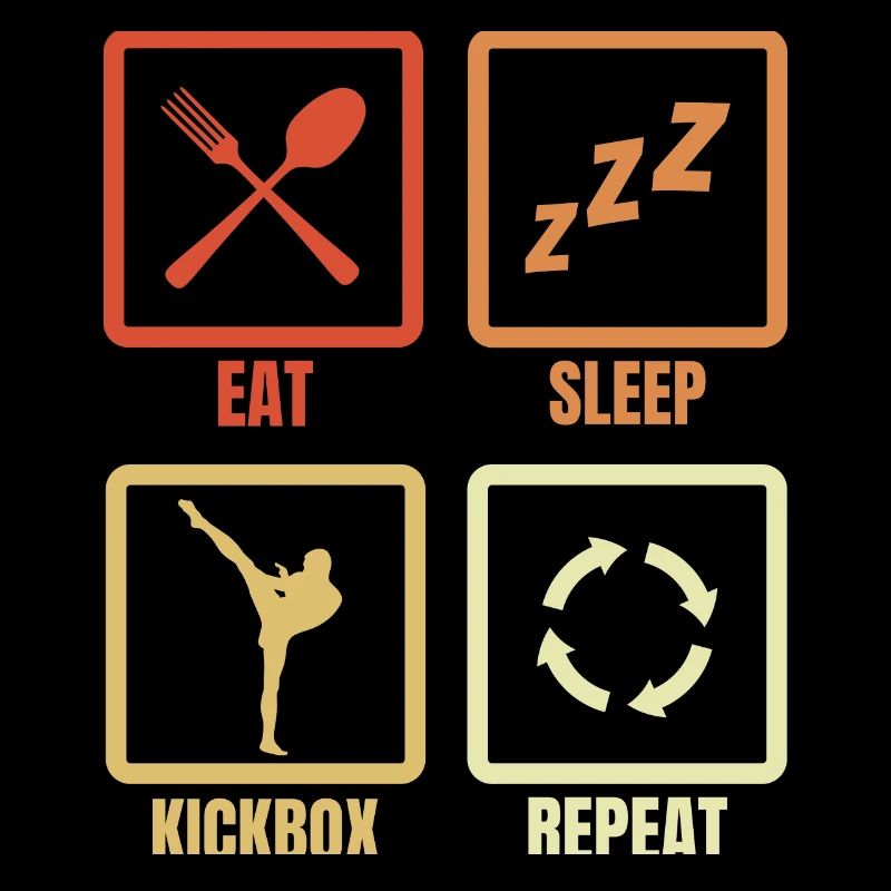 Manger, dormir, kickboxer, répéter