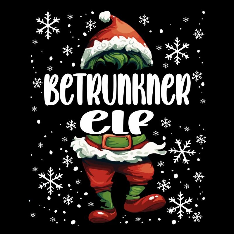 Tenue de Noël Drunk Elf