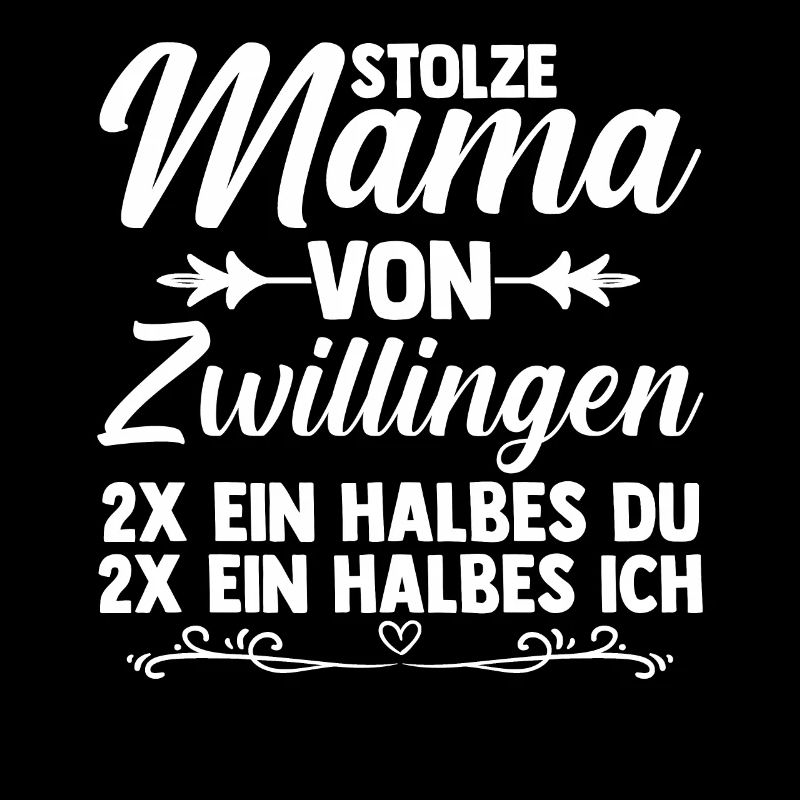 Mutter Mama von Zwillingen Zwillingsmama