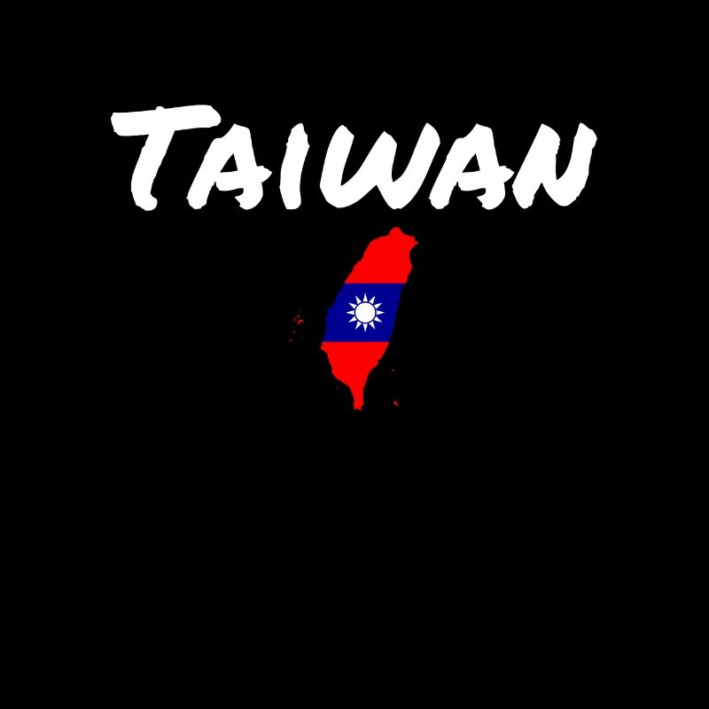 Taiwan Map Taiwanese Flag Taiwanese