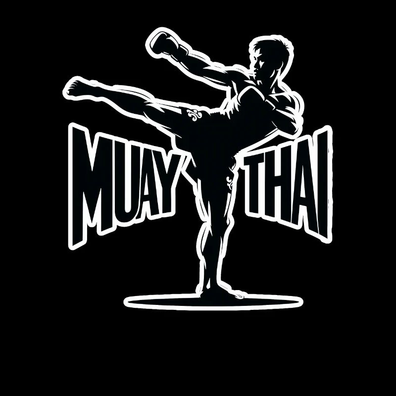 Muay Thai Kämpfer Design