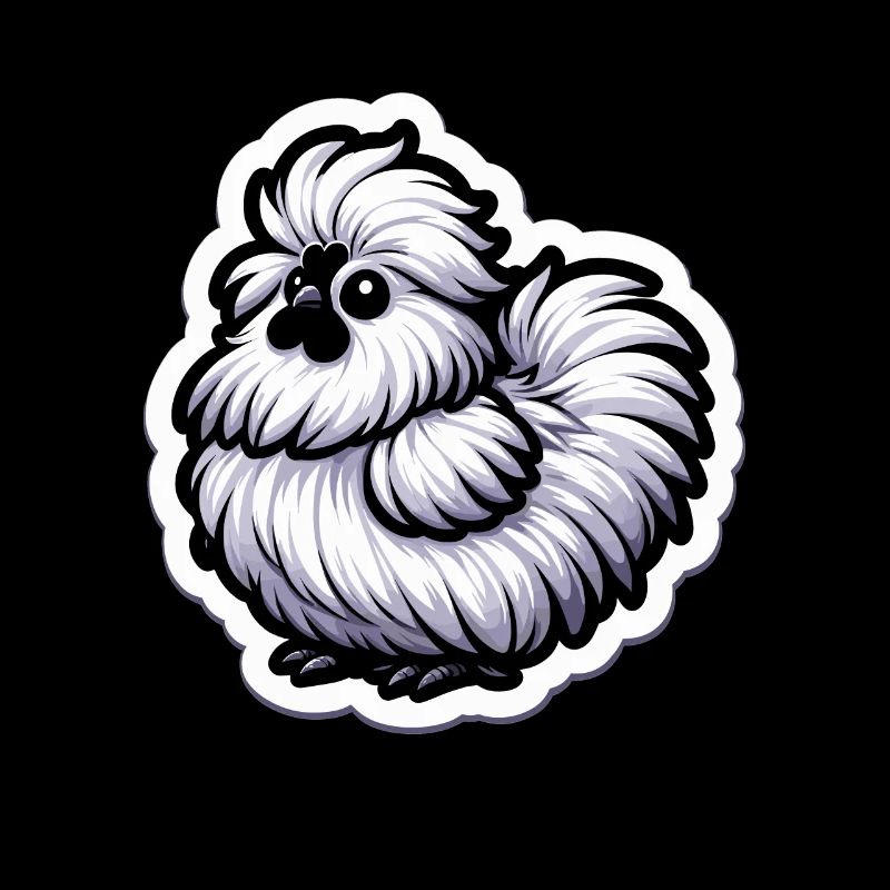 Silkie Chicken Fluffy Chicken Silkies
