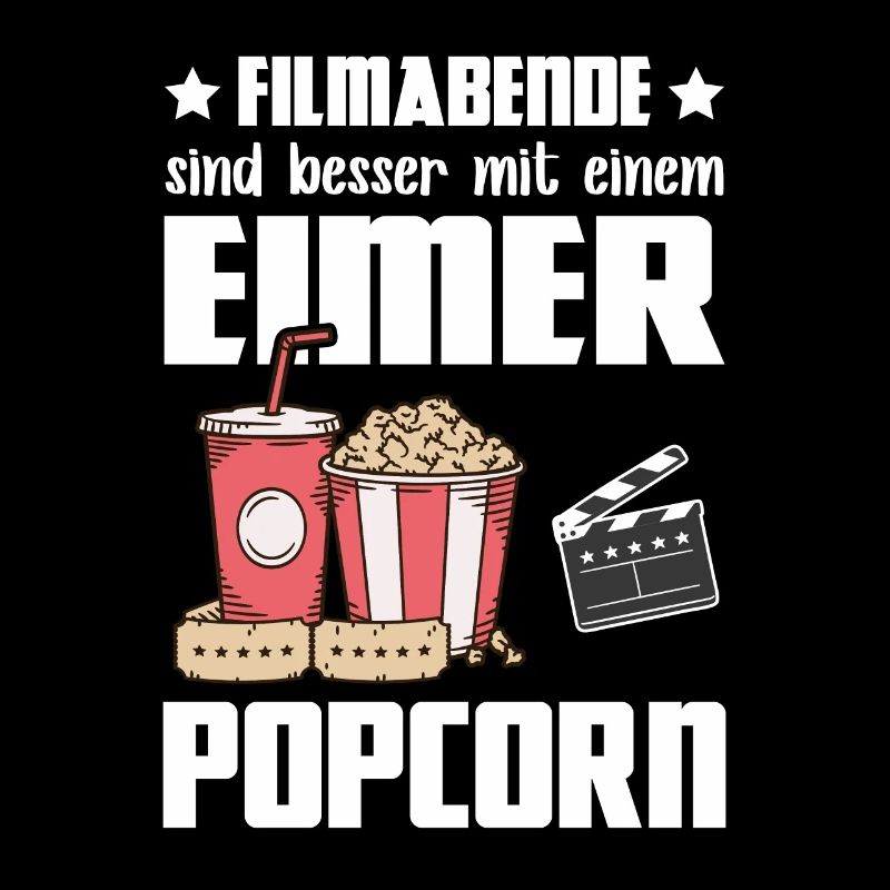 Lustig Popcorn - Filmabende Besser Eimer Popcorn