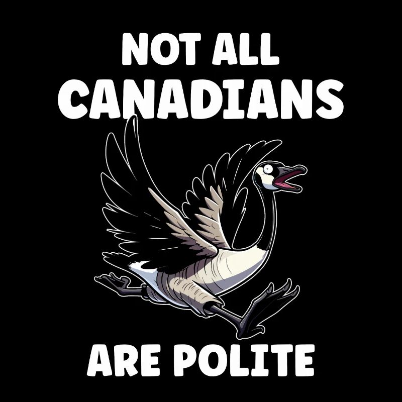 Oie canadienne en colère Meme Canadiens