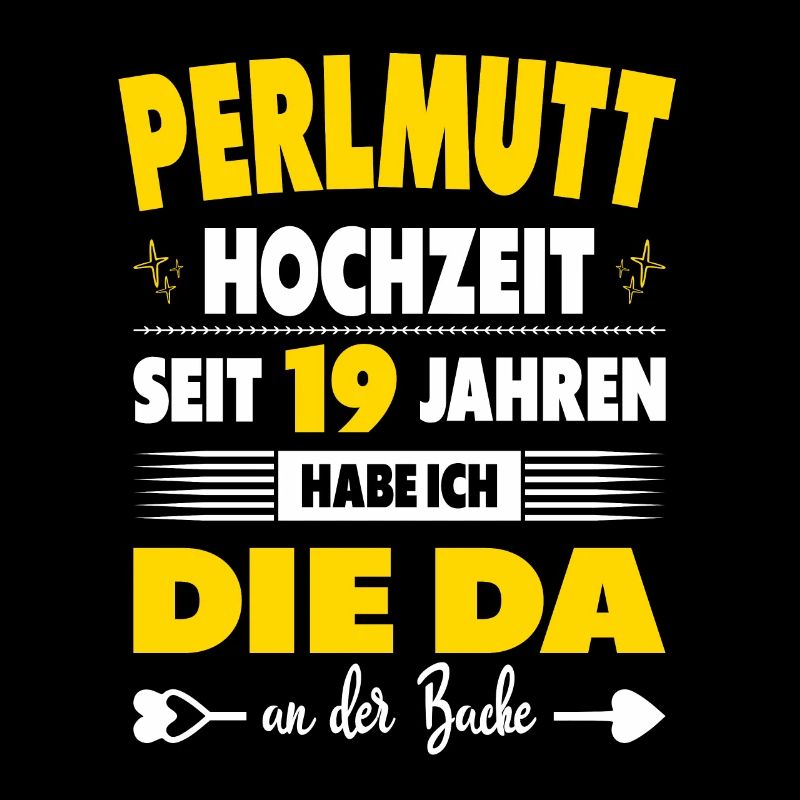 19 Hochzeitstag 19 Jahre Ehe Perlmutthochzeit