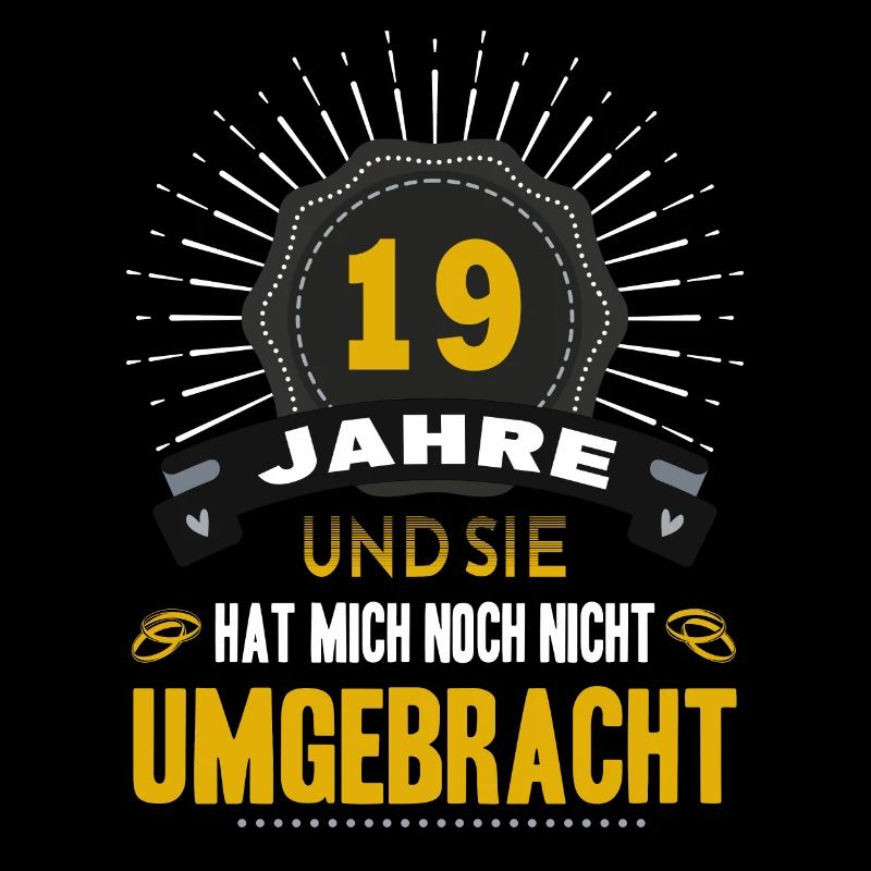 19 Hochzeitstag Mann 19 Jahre Ehe Perlmutthochzeit