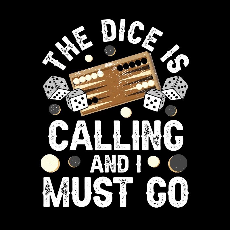 Board Game Funny Backgammon