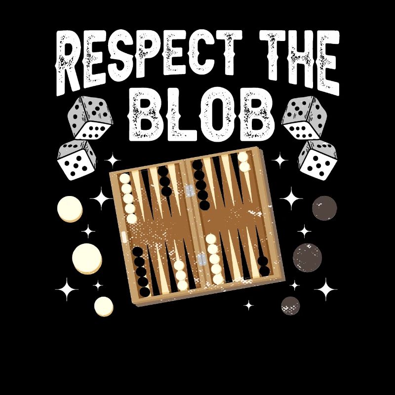 Board Game Funny Backgammon