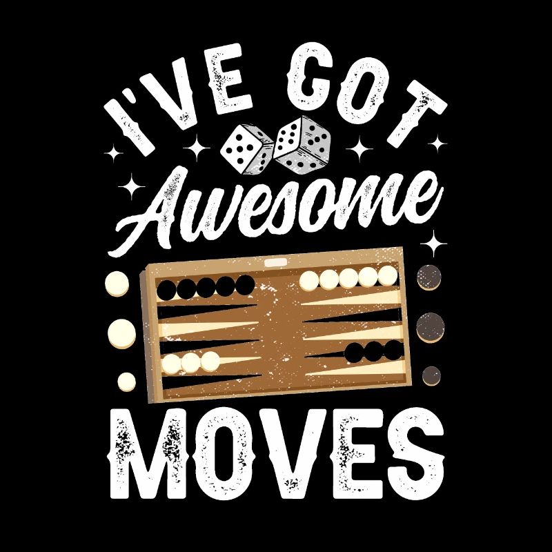 Board Game Funny Backgammon