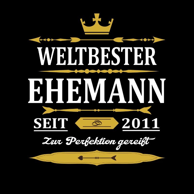 Weltbester Ehemann Seit 2011 Vintage Hochzeitstag