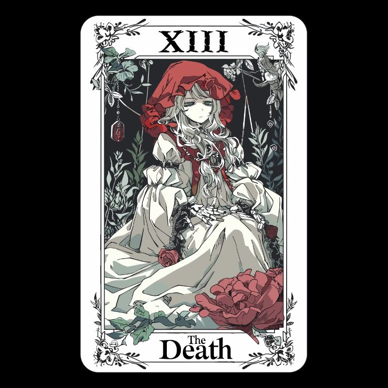 Tarot Card Witchcraft Occult Anime Goth