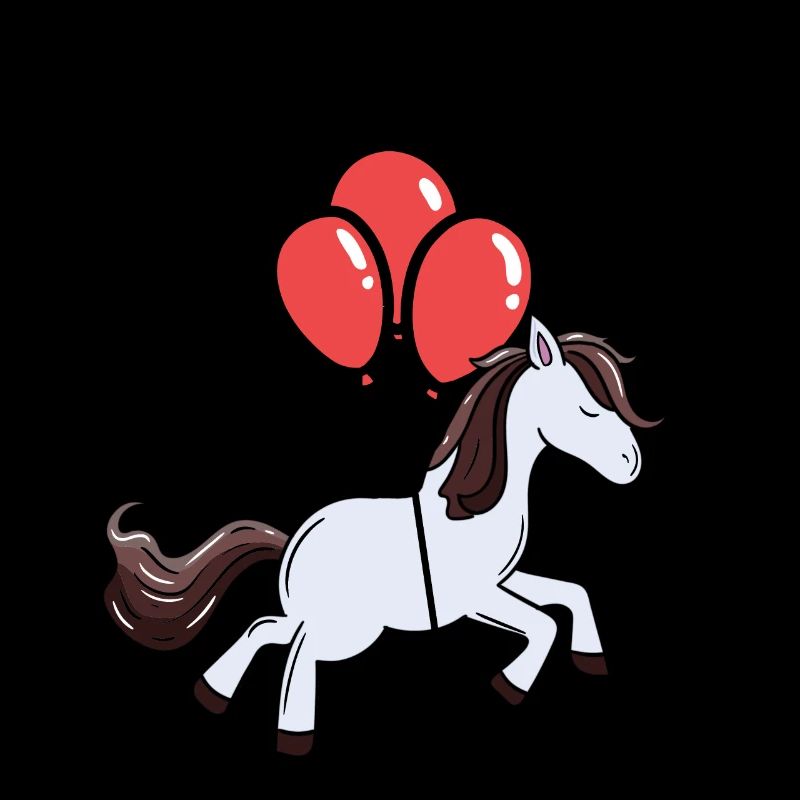 Cheval Ballons Rêve Flying Pony Chevaux