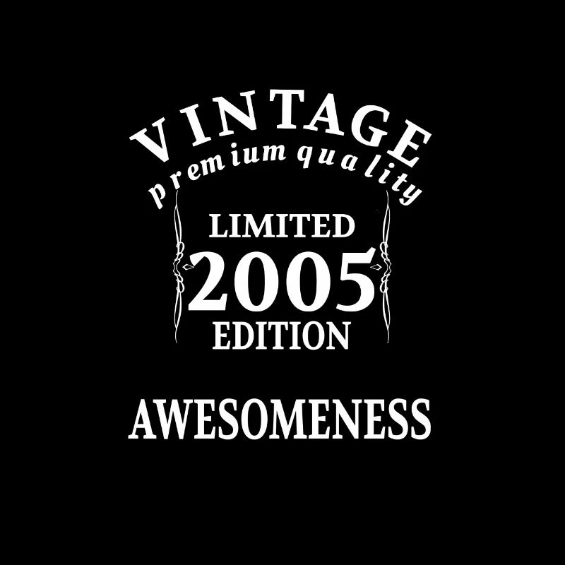 Anniversaire Millésime Né 2005 Limitée